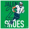 Jalen Hurts Eagles SVG Two Shoes One Winning Style