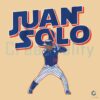 Juan Solo Queens NY Mets Baseball Star PNG Design