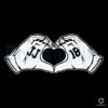 Justin Jefferson Heart Hands SVG Minnesota Vikings JJ 18