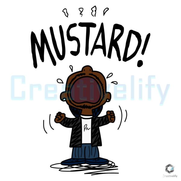 Kendrick Lamar Mustard Funny Meme SVG