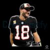 Kirk Cousins 18 Atlanta Falcons Signature PNG