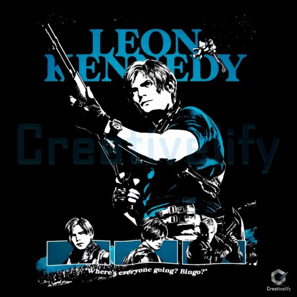 Leon Kennedy Resident Evil 4 PNG Art