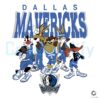 Looney Tunes x Dallas Mavericks NBA Basketball SVG Design