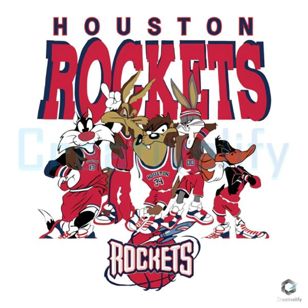 Looney Tunes x Houston Rockets NBA Basketball SVGPNG