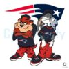 Looney Tunes x Patriots Football Fun PNG Design