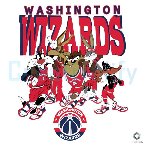 Looney Tunes x Washington Wizards NBA Basketball SVGPNG