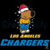 Los Angeles Chargers Chill Guy Christmas Football SVG