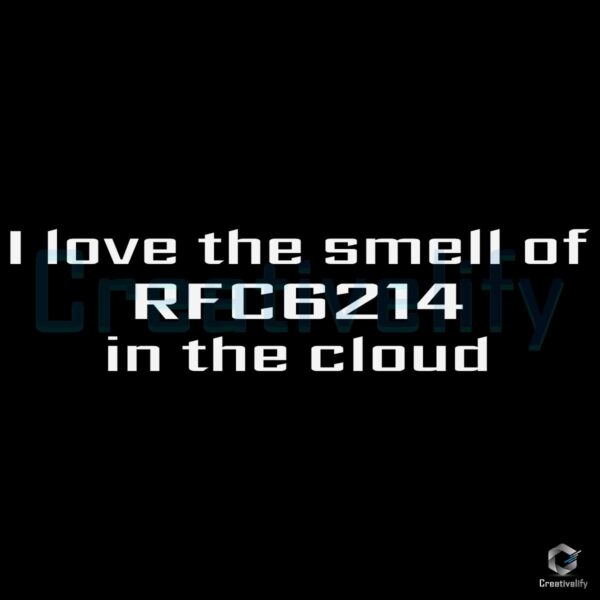 Love the Scent of RFC6214 in the Cloud SVG Design