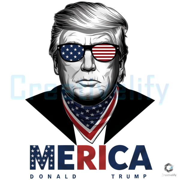 Merica Trump Sunglasses 4th Of July PNG