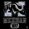 Michigan Wolverines Biff 1817 Logo Mascot PNG