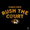 Missouri Tigers Coach Rush the Court SVG Celebration