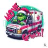 Move Grinch Ambulance Driver Christmas PNG