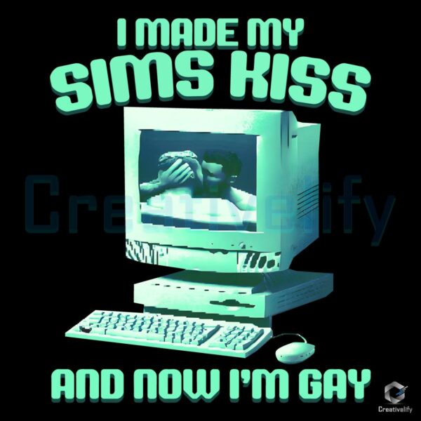 My Sims Kissed Now Im Gay Funny PNG