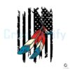 Native American US Flag Design Sublimation PNGSVG Art