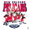 New Orleans Pelicans x Looney Tunes NBA Basketball SVGPNG