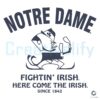 Notre Dame Fighting Irish Football Logo SVG