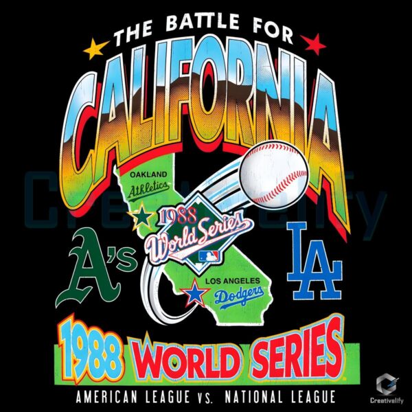 Oakland As vs LA Dodgers World Series Showdown PNG