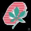 Ohio State Buckeyes Weed Logo SVG
