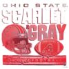 Ohio State Scarlet And Gray Buckeyes Football SVG