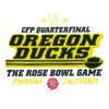 Oregon Ducks Rose Bowl Game SVG CFP Quarterfinal Glory
