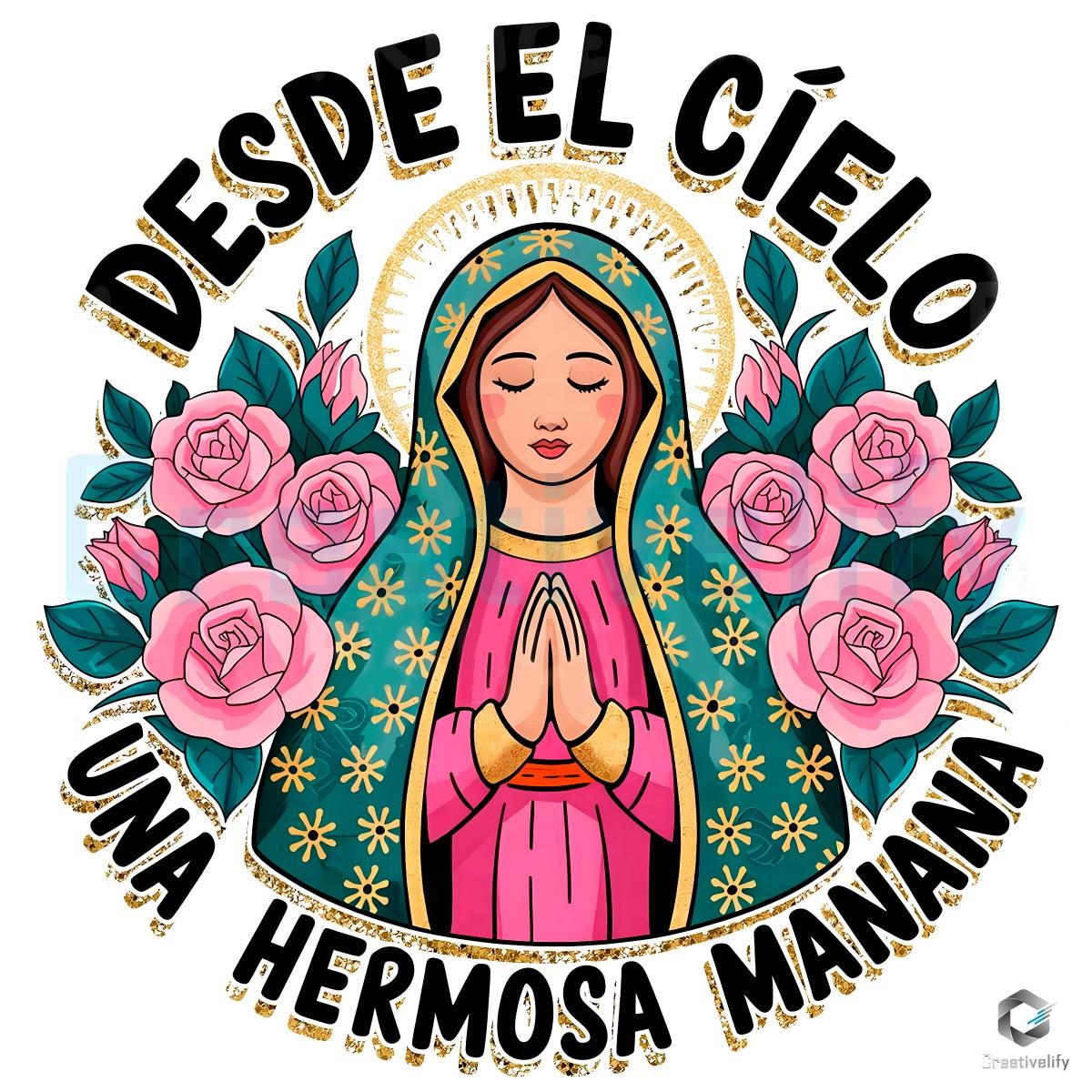 Our Lady Of Guadalupe Virgin Mary Sublimation Art Png - Creativelify