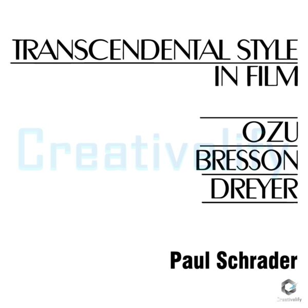 Paul Schraders Transcendental Style in Film SVG Masterpiece