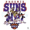 Phoenix Suns x Looney Tunes NBA Basketball SVG PNG