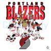 Portland Trail Blazers Looney Tunes NBA Basketball SVG Design