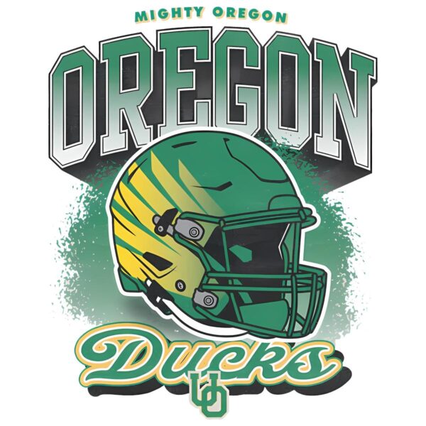 Powerful Oregon Ducks Football Helmet SVGPNG