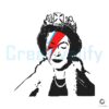 Queen Elizabeth Meets Ziggy Stardust SVG Magic