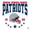 Retro 1960 New England Patriots Helmet Design SVG