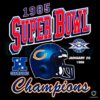 Retro 1985 Super Bowl PNG Design