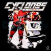 Retro Cincinnati Cyclones Hockey Player SVGPNG Design