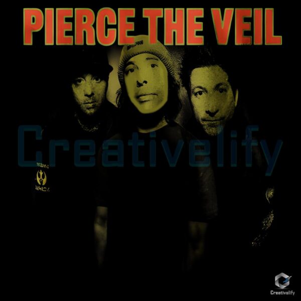 Retro Pierce The Veil Band Photo in PNG Format