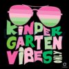 Retro Pink Green Kindergarten Vibes Sunglasses SVG Design