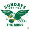 Retro Vintage Sundays Are for the Birds Est 1933 SVG Design