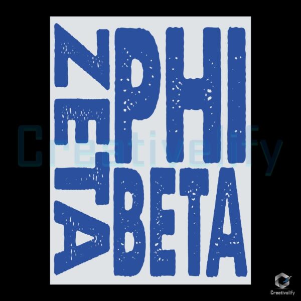 Retro Zeta Phi Beta Sorority SVG Design