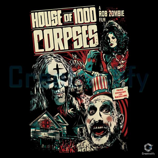 Rob Zombies House of 1000 Corpses Art PNG Download