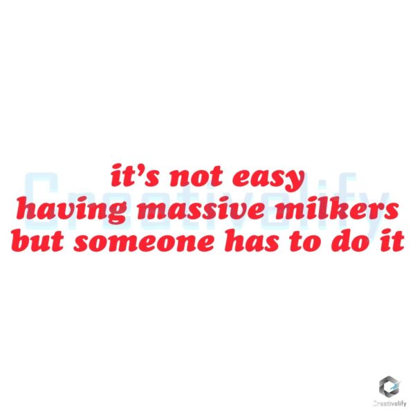 Rocking Massive Milkers Like a Pro Bold SVG Design