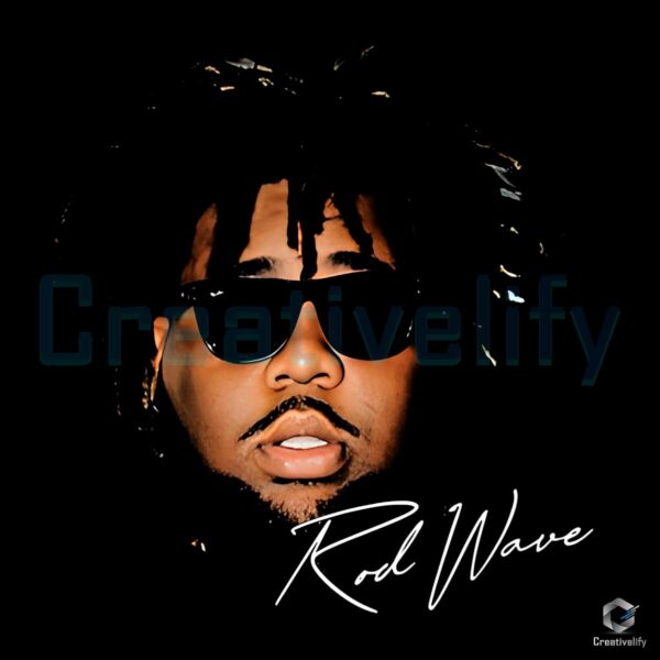 Rod Wave Signature Big Face PNG Design