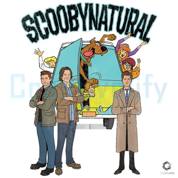 Scoobynatural ScoobyDoo Mystery Machine Van SVGPNG Art