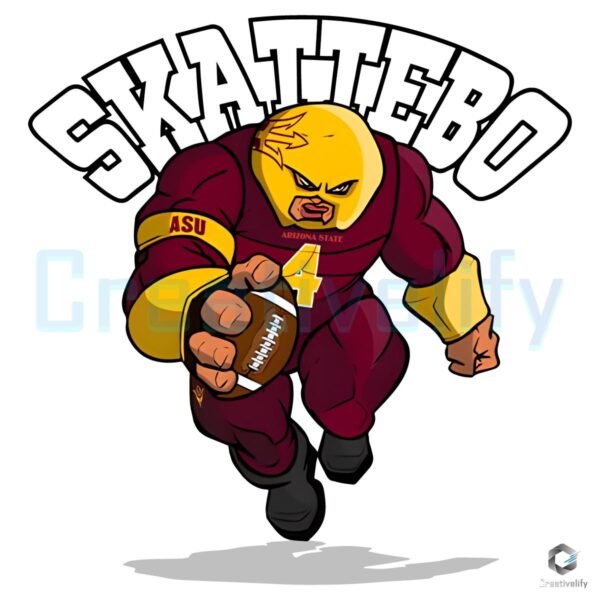 Skattebo Juggernaut Arizona State Sun Devils Football SVGPNG