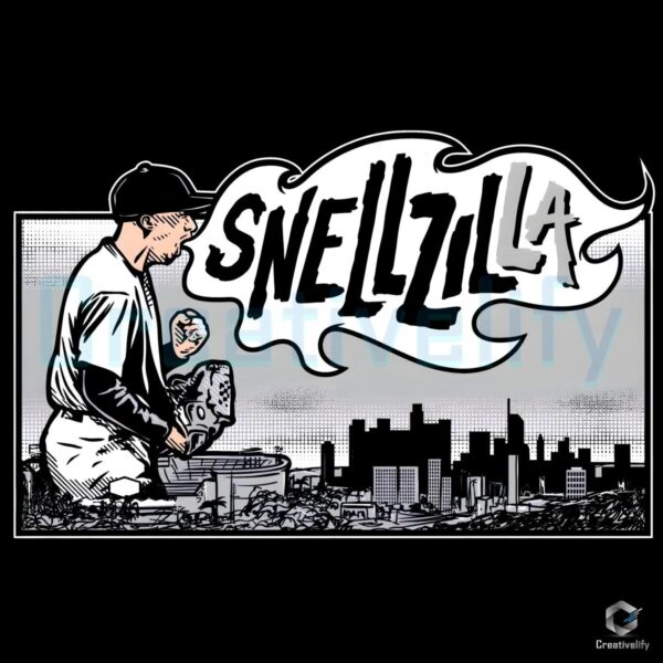 Snellzilla Blake Snell LA Dodgers Baseball PNG