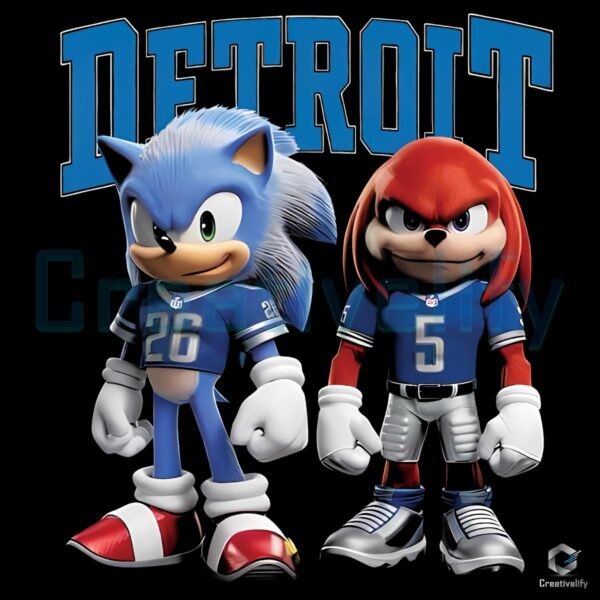 Sonic Knuckles Gibbs Detroit Lions PNG