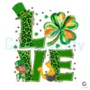 St Patricks Day Love with Shamrock PNG Design