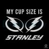 Stanley Cup Size Tampa Bay Lightning SVG Design