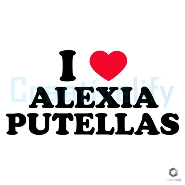 SVG Design I Love Alexia Putellas for Femeni Solo Fans