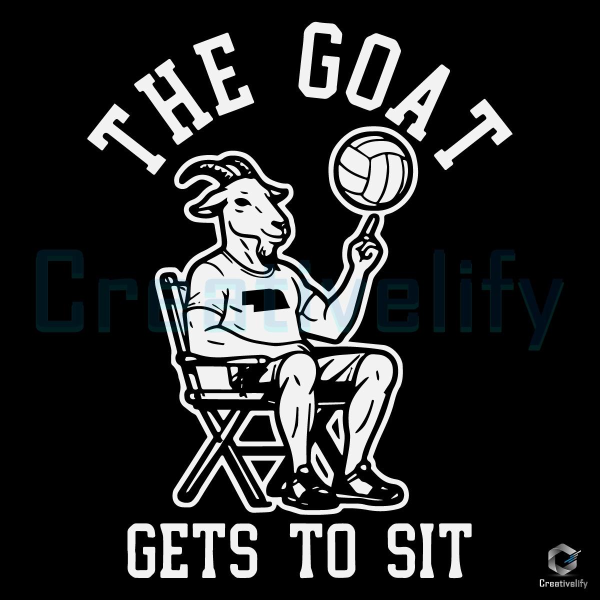 SVG Design The GOAT of Sit Volleyball SVG Design The GOAT of Sit Volleyball