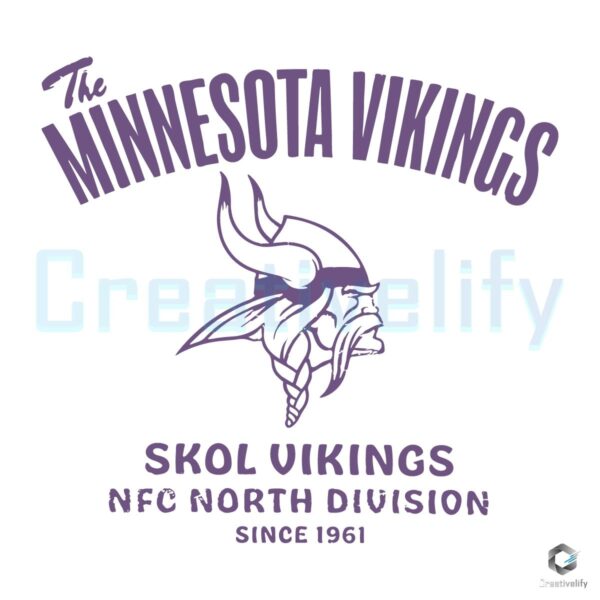 The Minnesota Vikings Football Skol Vikings SVG