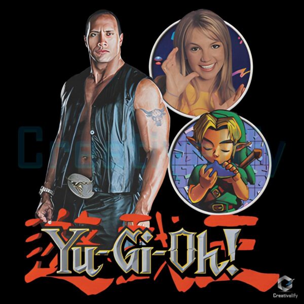 The Rock Britney Spears YuGiOh PNG Magic